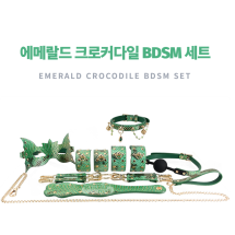[SM 세트] 에메랄드 크로커다일 BDSM 세트 (Emerald Crocodile BDSM Set) - 치세샹(QSX-SM03-G) (CSG)